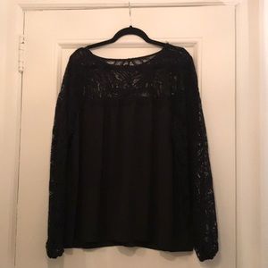 Lilly Pulitzer Keegan Top - Black - XL - NWT